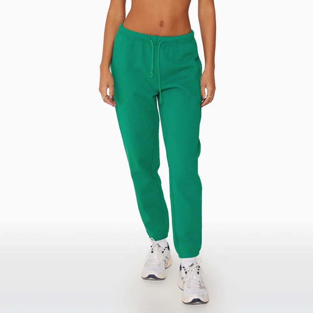 SET ACTIVE heavyweight Green palm drawstring Sweatpants